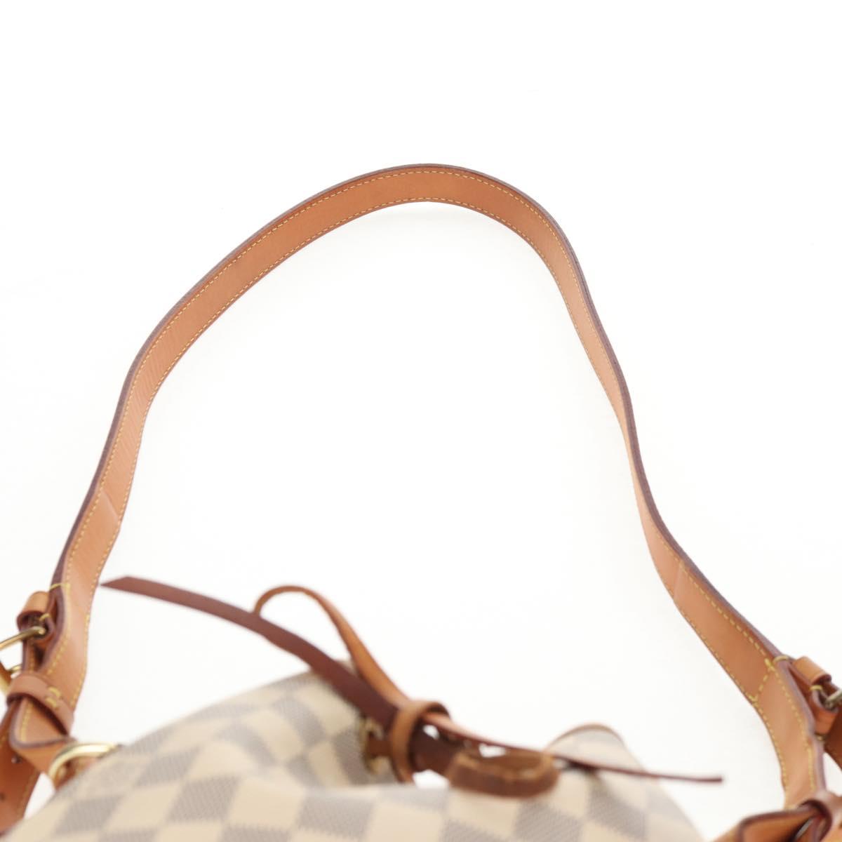 LOUIS VUITTON Damier Azur Noe BB Shoulder Bag N41220 LV Auth 128930A