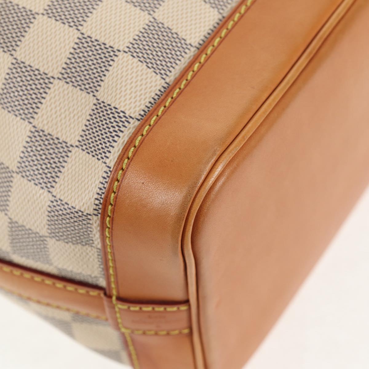 LOUIS VUITTON Damier Azur Noe BB Shoulder Bag N41220 LV Auth 128930A