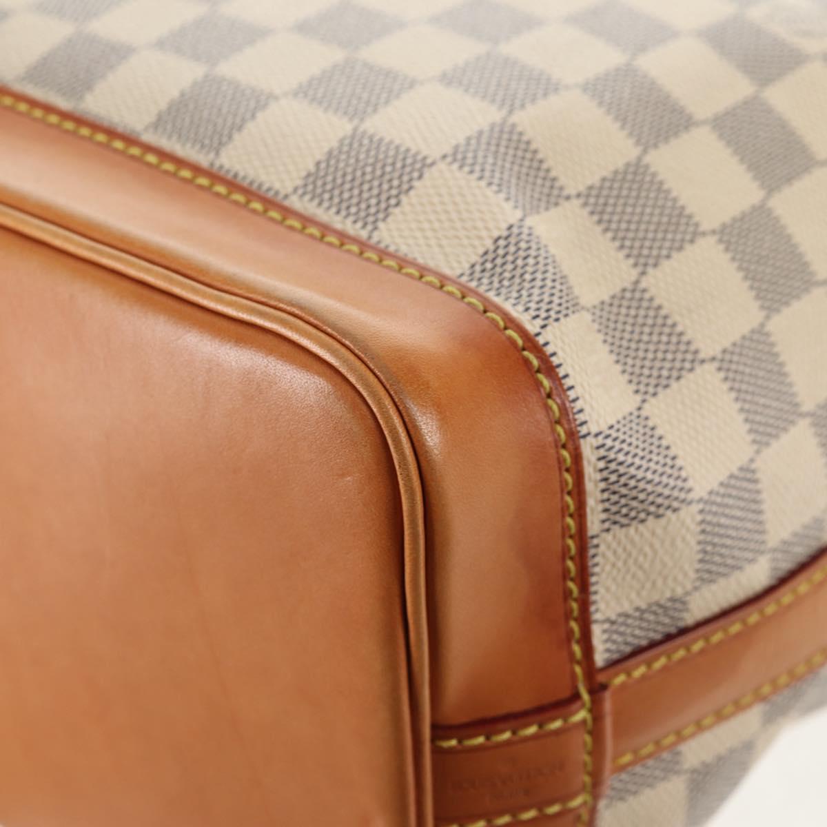 LOUIS VUITTON Damier Azur Noe BB Shoulder Bag N41220 LV Auth 128930A