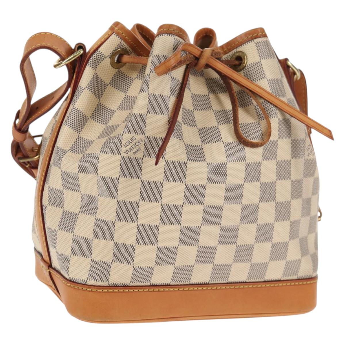 LOUIS VUITTON Damier Azur Noe BB Shoulder Bag N41220 LV Auth 128930A