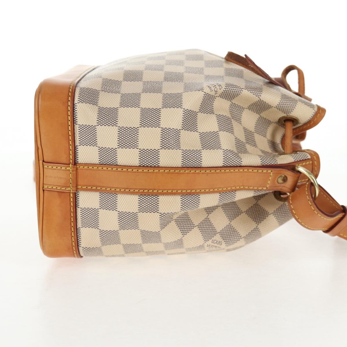 LOUIS VUITTON Damier Azur Noe BB Shoulder Bag N41220 LV Auth 128930A