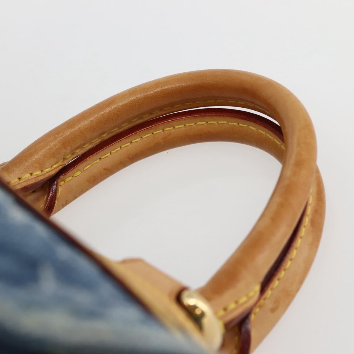 LOUIS VUITTON Monogram Denim Neo Speedy Hand Bag Blue M95019 LV Auth 128934V