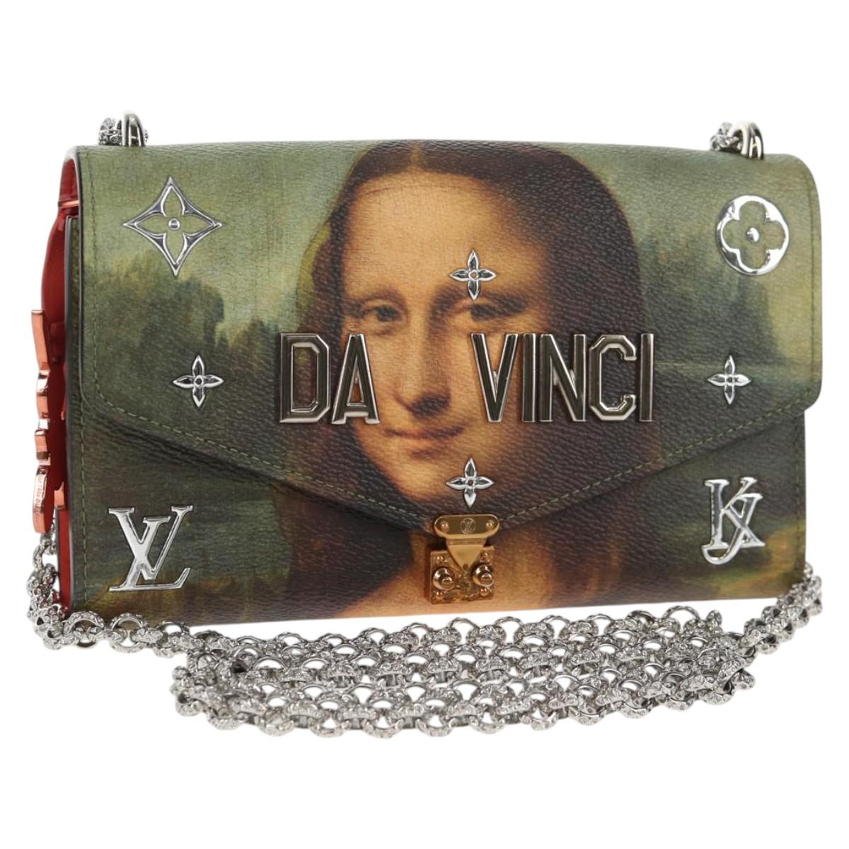LOUIS VUITTON Masters Collection Pochette Chain Bag Pink M64626 LV Auth 128935SM