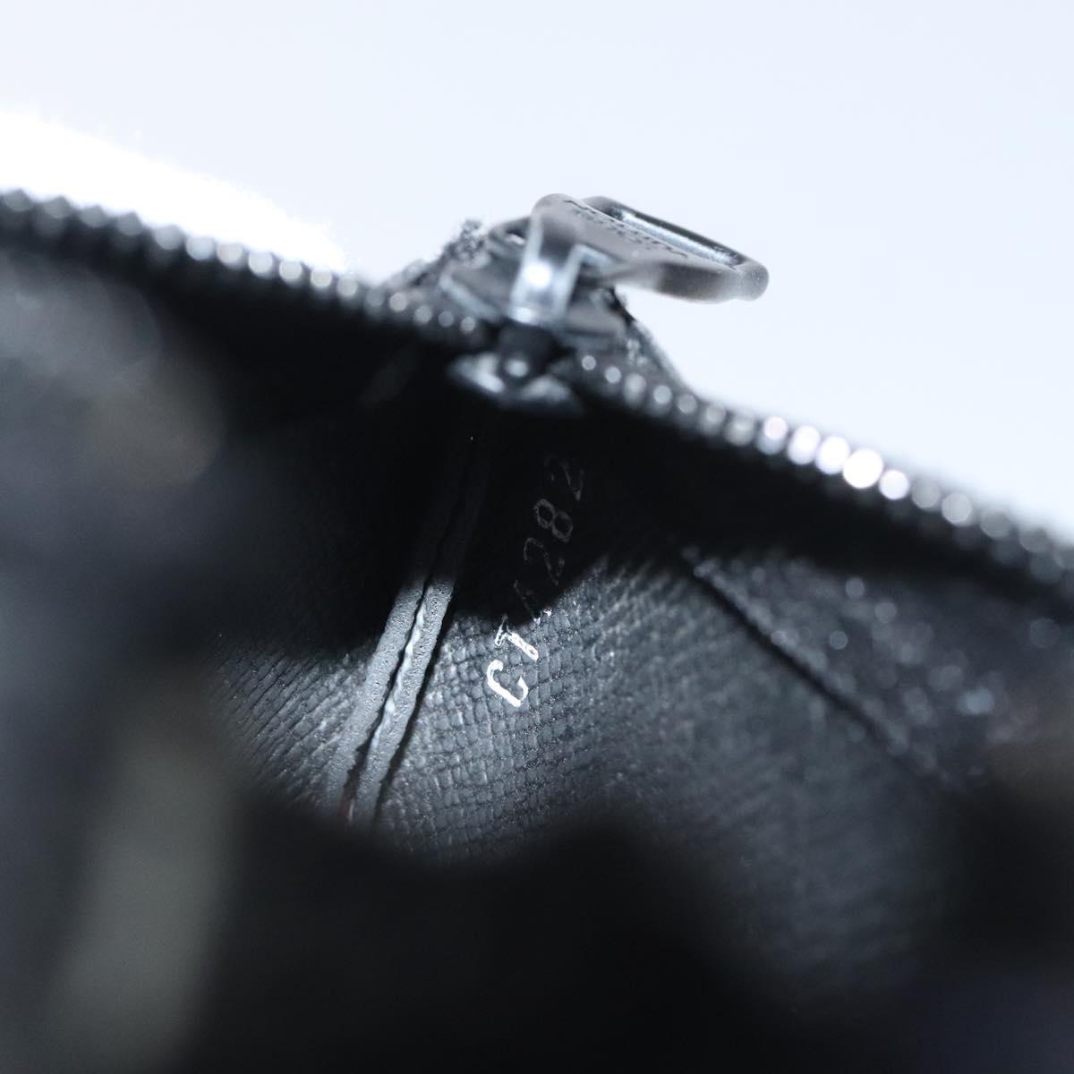 LOUIS VUITTON Eclipse Graffiti Pochette Cles Coin Purse M81975 Auth 128951