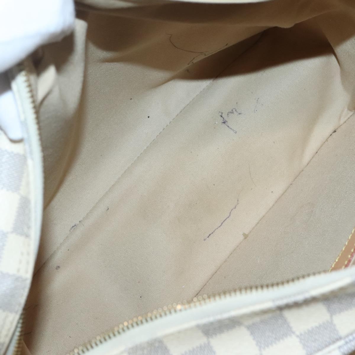 LOUIS VUITTON Damier Azur Naviglio Shoulder Bag N51189 LV Auth 128957