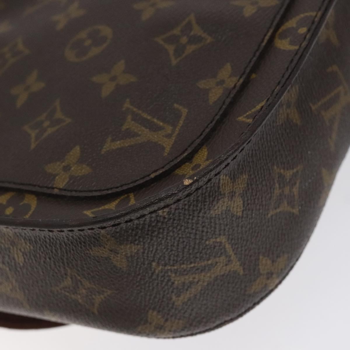 LOUIS VUITTON Monogram Monogram Saint Cloud GM Shoulder Bag M51242 Auth 128968