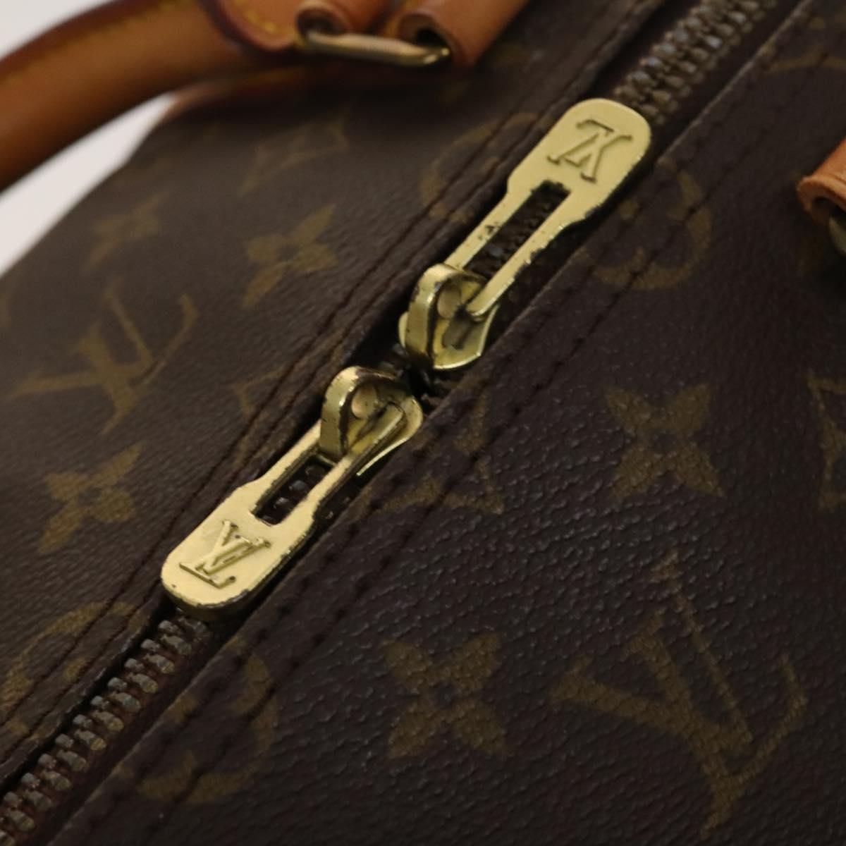 LOUIS VUITTON Monogram Keepall 55 Boston Bag M41424 LV Auth 128983