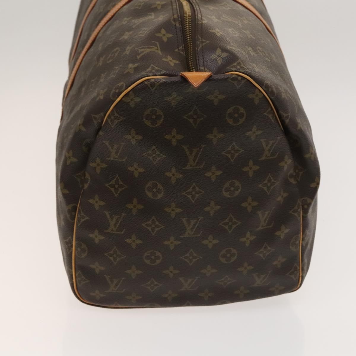 LOUIS VUITTON Monogram Keepall 55 Boston Bag M41424 LV Auth 128986