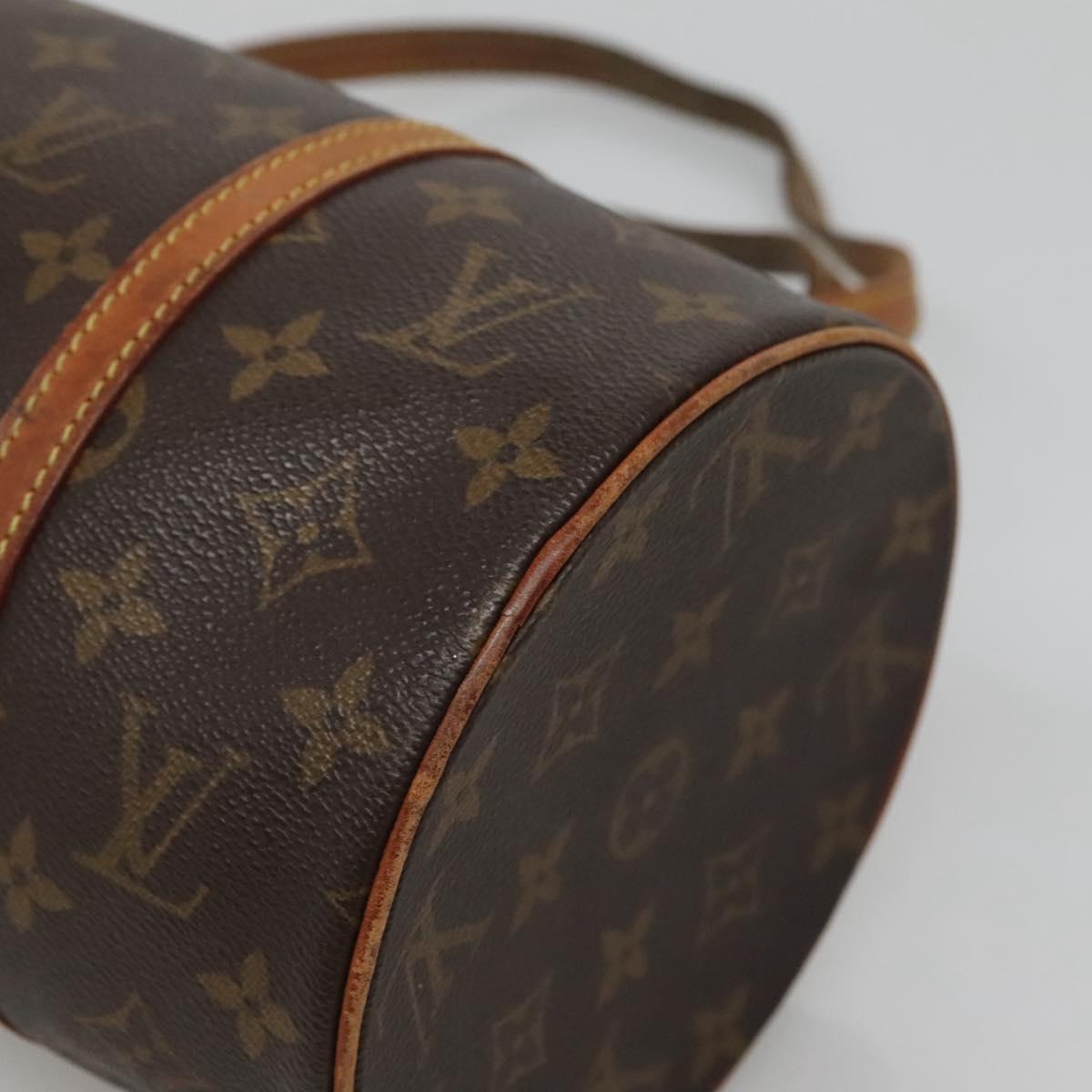 LOUIS VUITTON Monogram Papillon 30 Hand Bag M51385 LV Auth 128988