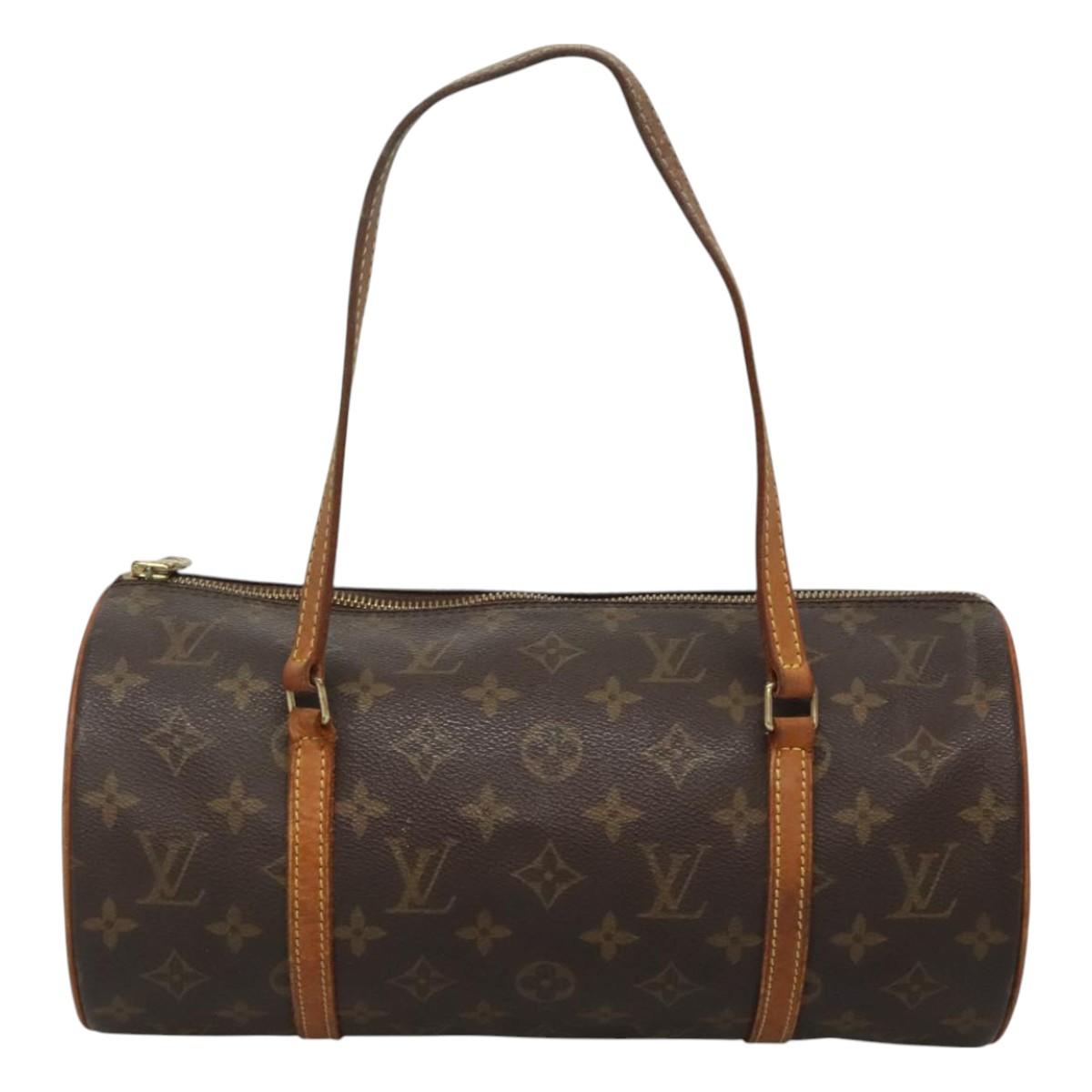 LOUIS VUITTON Monogram Papillon 30 Hand Bag M51385 LV Auth 128988