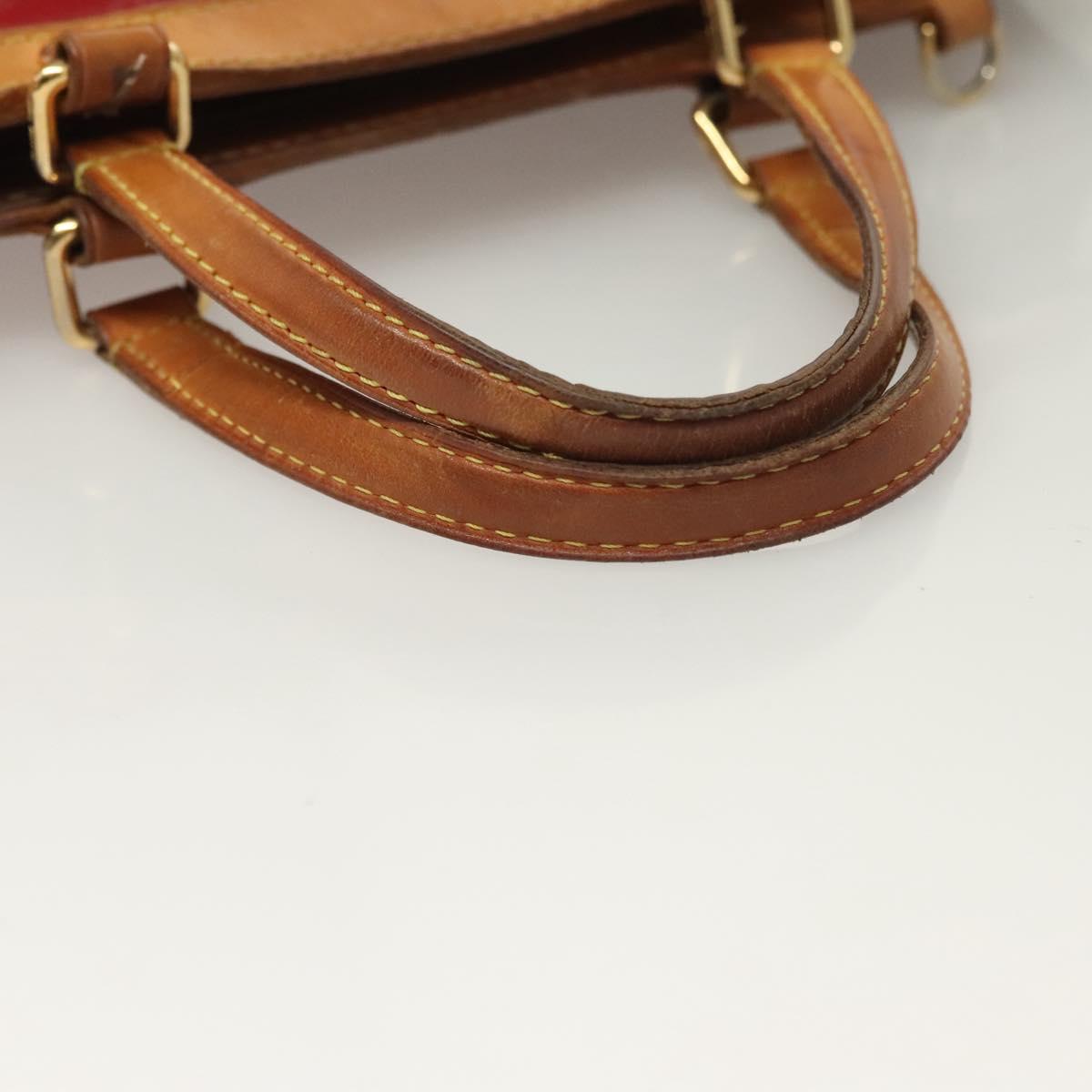 LOUIS VUITTON Vernis Blair MM Hand Bag 2way Rose Andian M91798 LV Auth 128991
