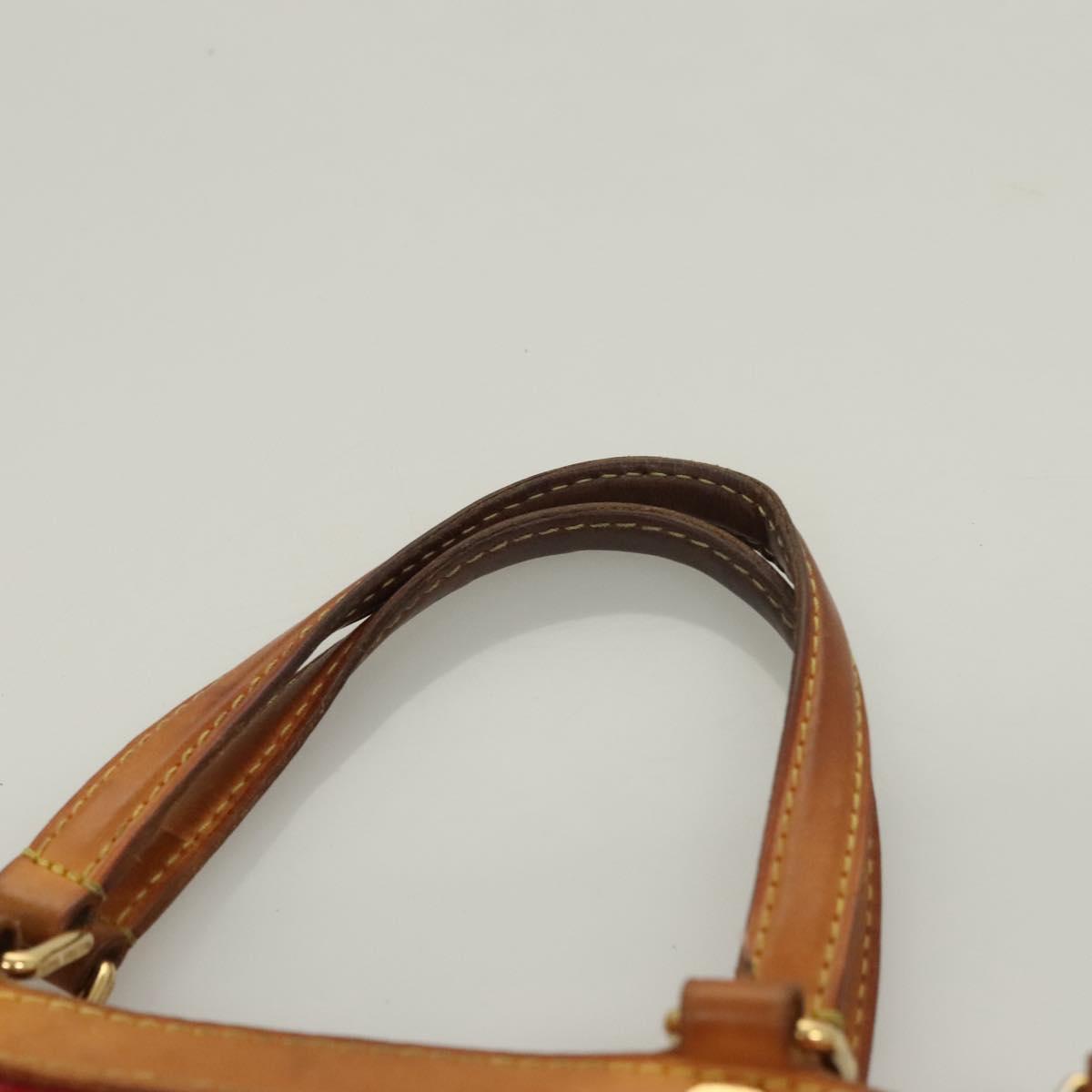 LOUIS VUITTON Vernis Blair MM Hand Bag 2way Rose Andian M91798 LV Auth 128991