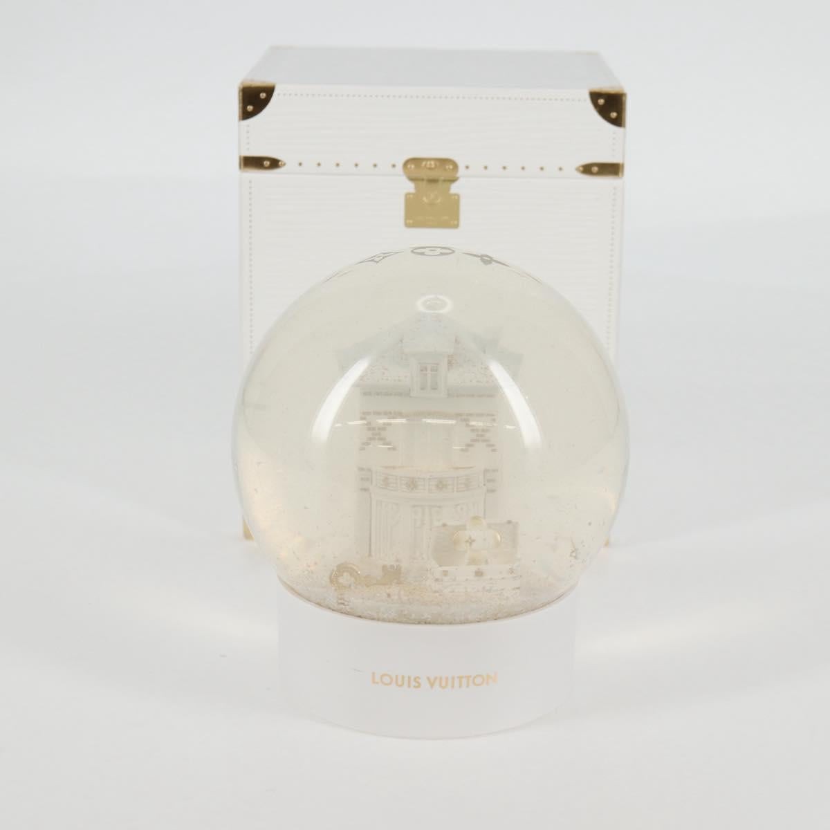 LOUIS VUITTON Vivienne Snow Globe VIP Only Clear White LV Auth 129009SAM