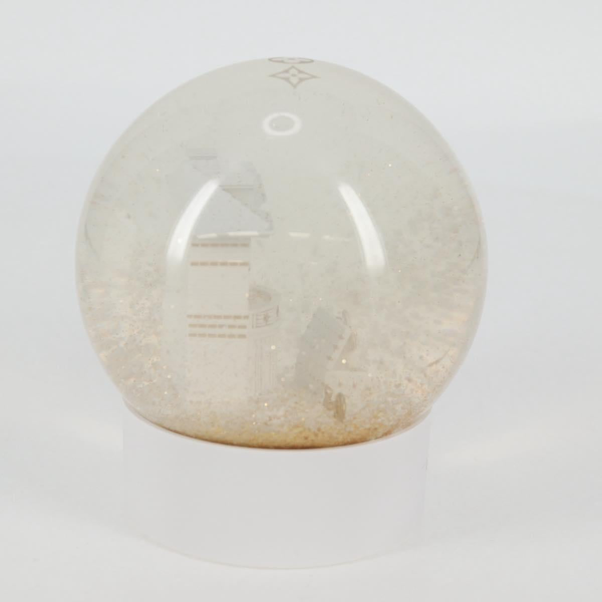 LOUIS VUITTON Vivienne Snow Globe VIP Only Clear White LV Auth 129009SAM