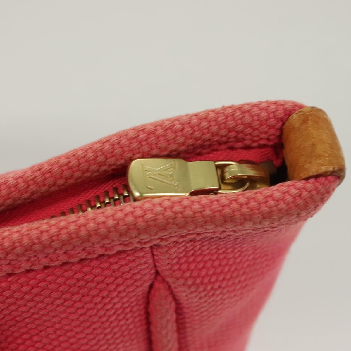 LOUIS VUITTON Antigua Cabas MM Tote Bag Pink M40085 LV Auth 129032
