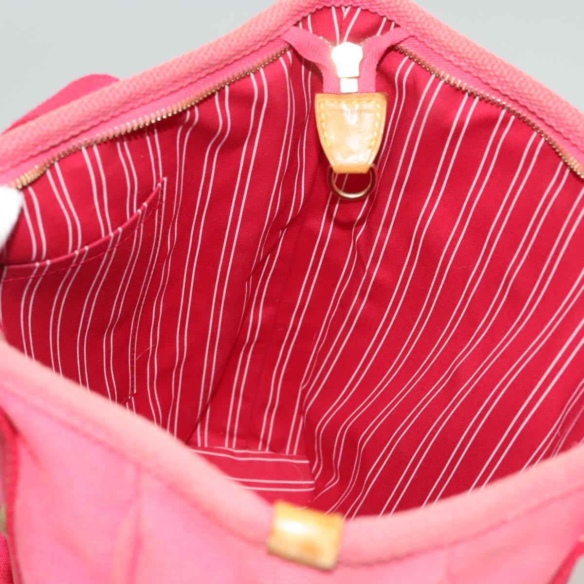 LOUIS VUITTON Antigua Cabas MM Tote Bag Pink M40085 LV Auth 129032