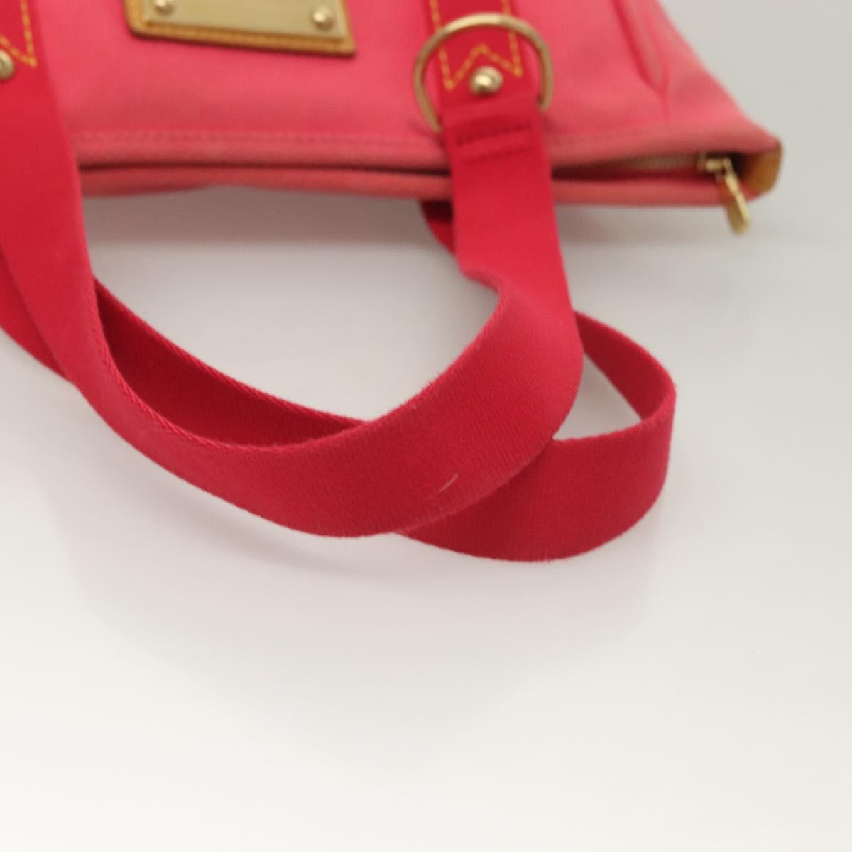 LOUIS VUITTON Antigua Cabas MM Tote Bag Pink M40085 LV Auth 129032