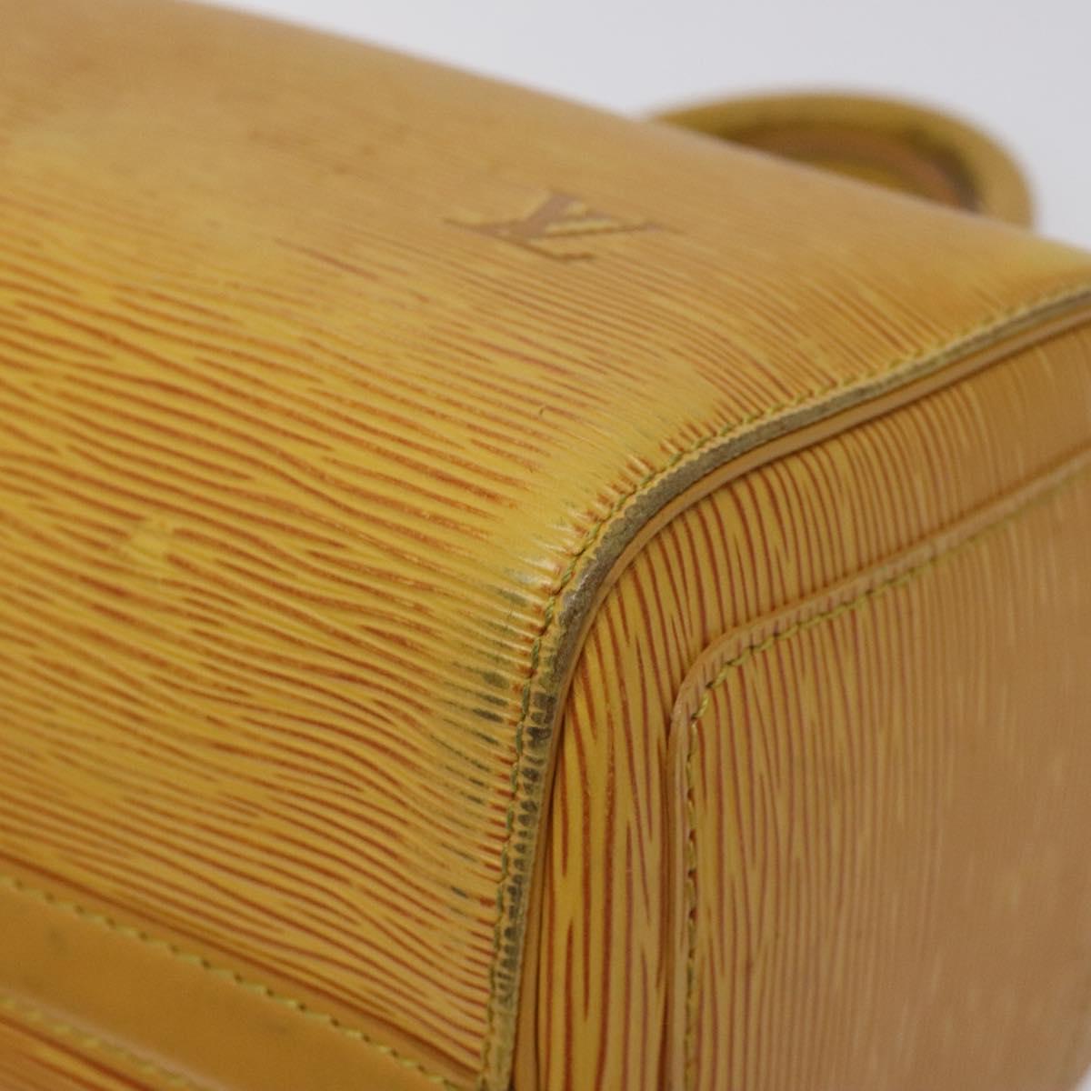 LOUIS VUITTON Epi Speedy 25 Hand Bag Tassili Yellow M43019 LV Auth 129045