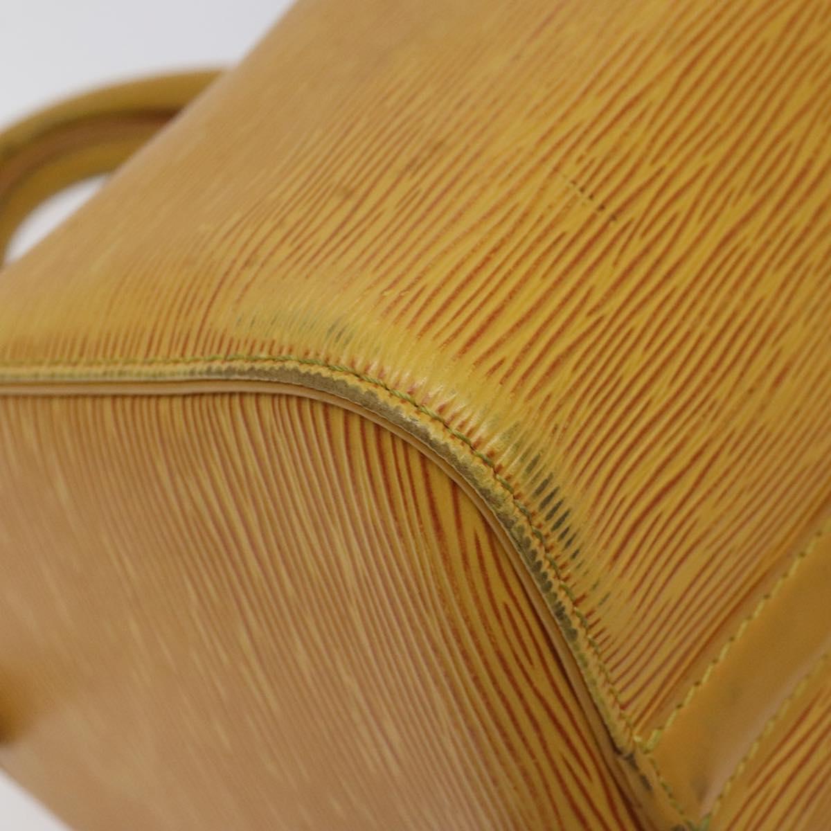 LOUIS VUITTON Epi Speedy 25 Hand Bag Tassili Yellow M43019 LV Auth 129045