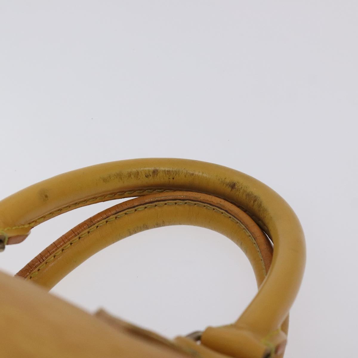 LOUIS VUITTON Epi Speedy 25 Hand Bag Tassili Yellow M43019 LV Auth 129045