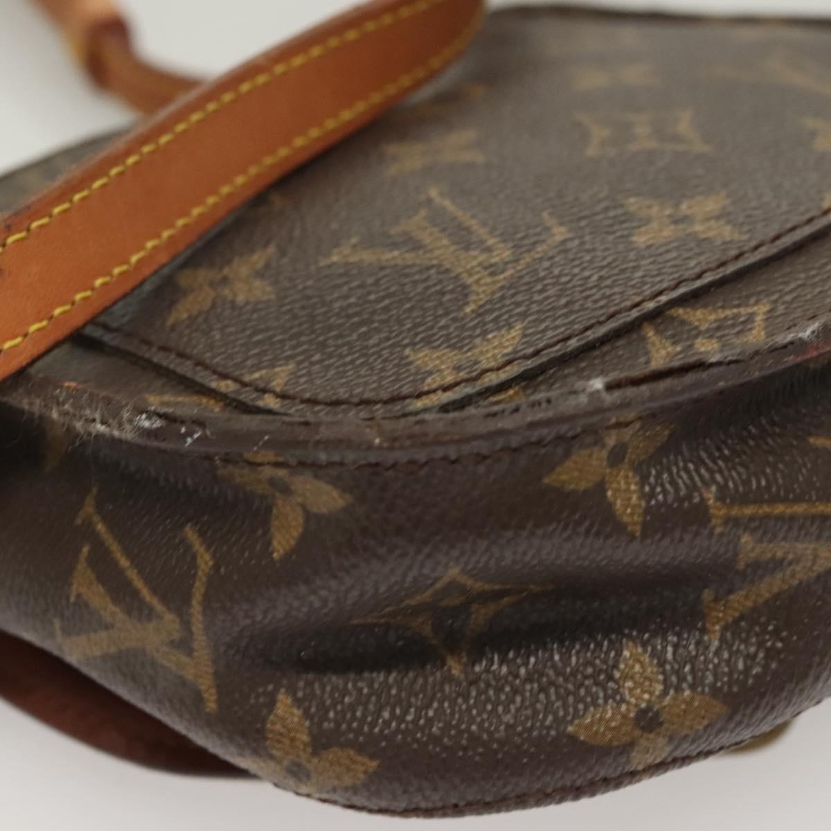 LOUIS VUITTON Monogram Saint Cloud PM Shoulder Bag M51244 LV Auth 129076