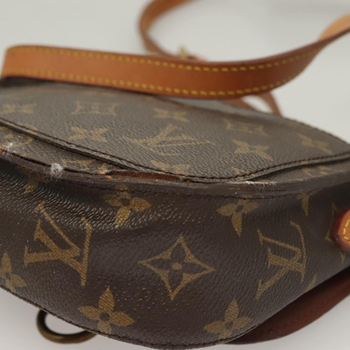 LOUIS VUITTON Monogram Saint Cloud PM Shoulder Bag M51244 LV Auth 129076