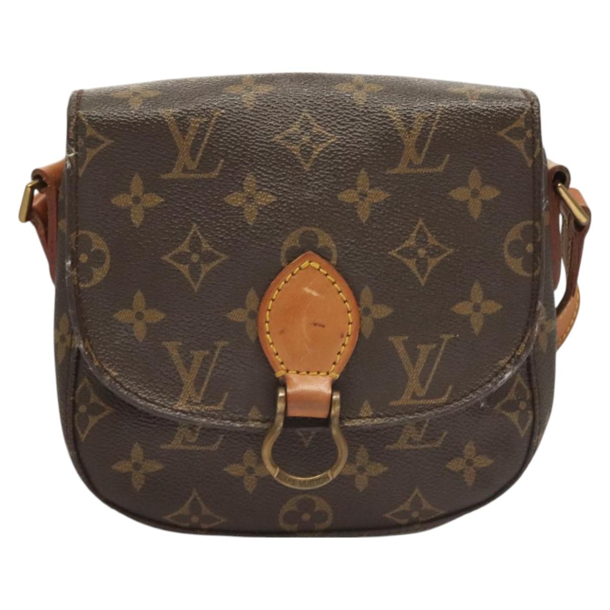 LOUIS VUITTON Monogram Saint Cloud PM Shoulder Bag M51244 LV Auth 129076