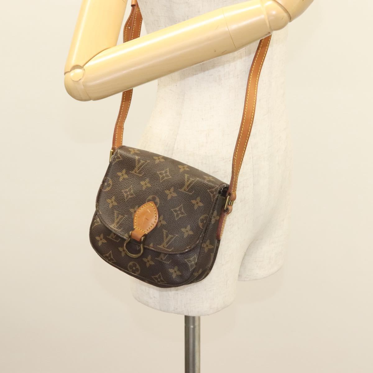 LOUIS VUITTON Monogram Saint Cloud PM Shoulder Bag M51244 LV Auth 129076