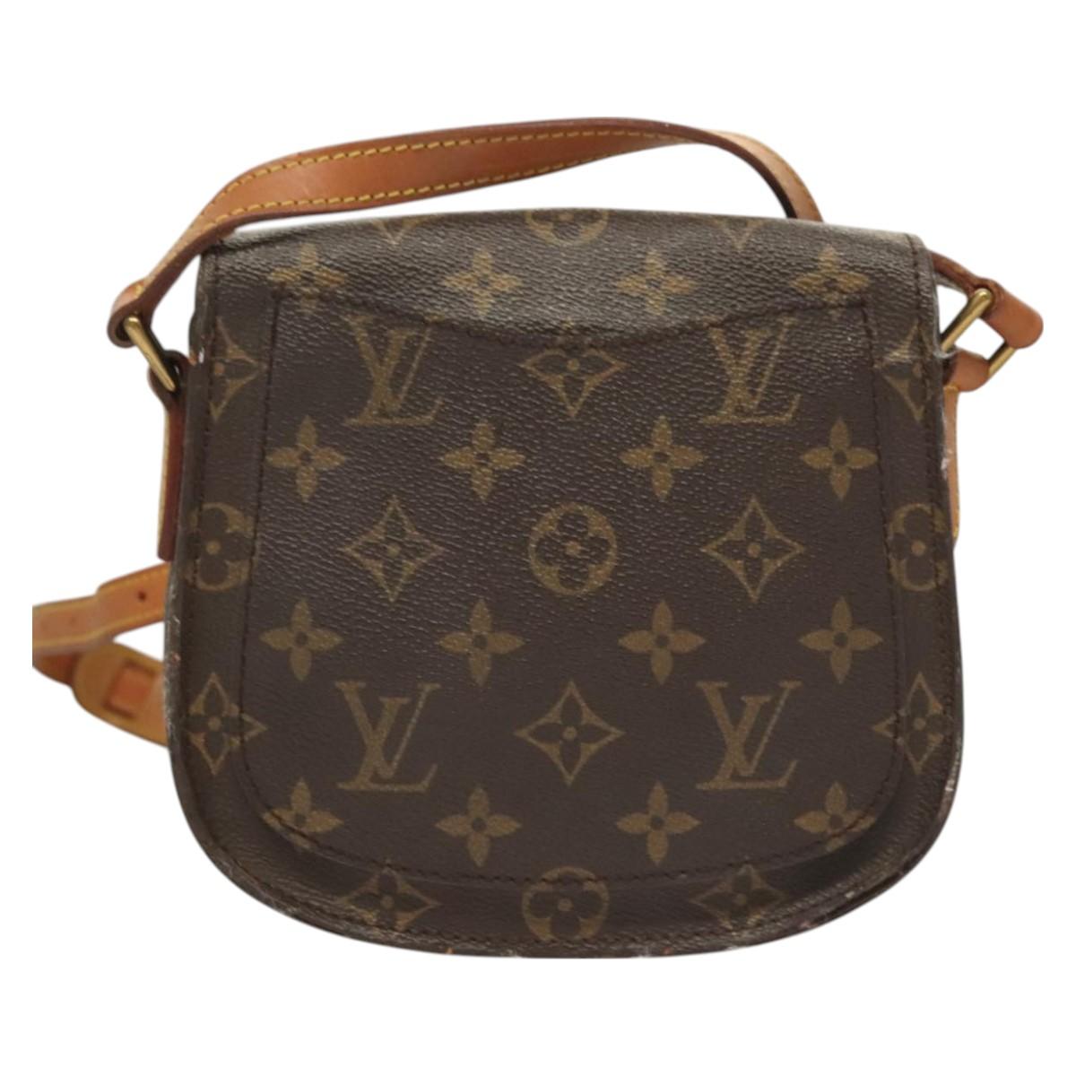 LOUIS VUITTON Monogram Saint Cloud PM Shoulder Bag M51244 LV Auth 129076