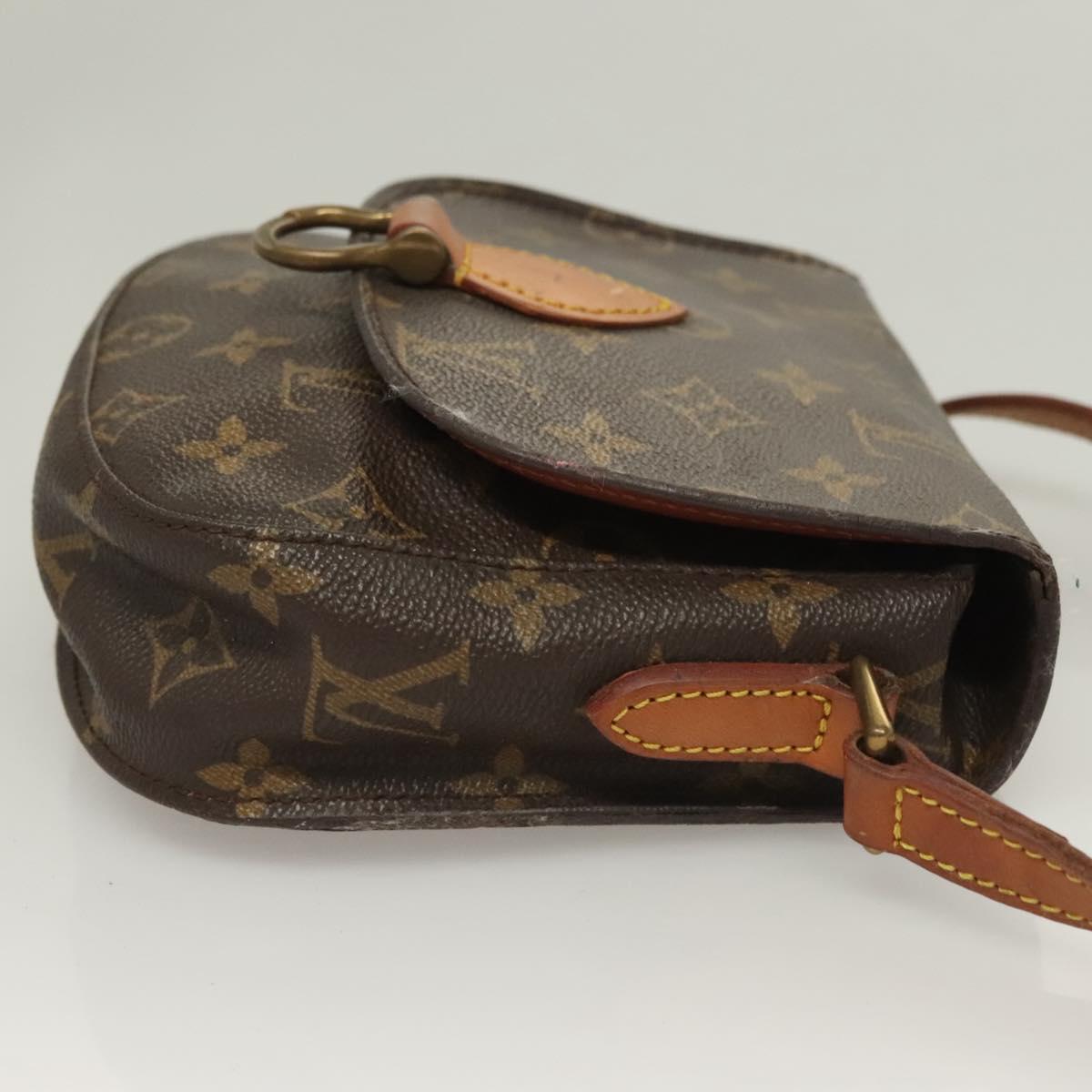 LOUIS VUITTON Monogram Saint Cloud PM Shoulder Bag M51244 LV Auth 129076