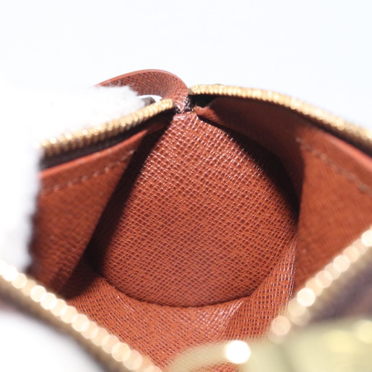 LOUIS VUITTON Monogram Papillon Pouch LV Auth 129077