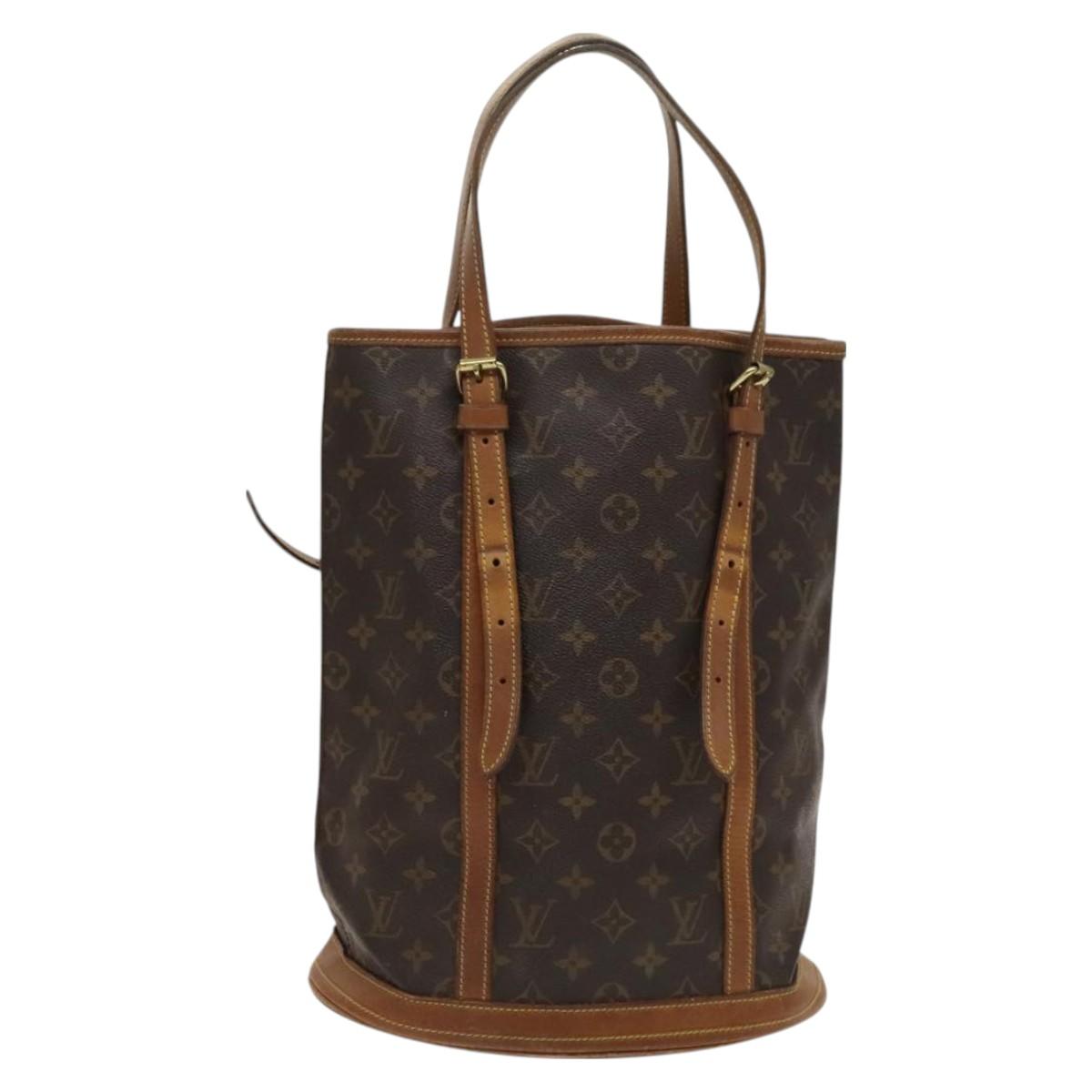 LOUIS VUITTON Monogram Bucket GM Shoulder Bag M42236 LV Auth 129087