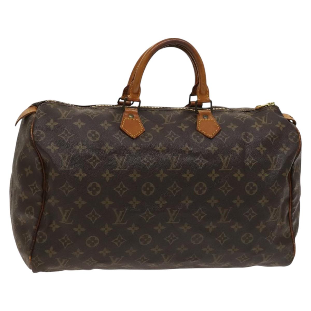 LOUIS VUITTON Monogram Speedy 40 Hand Bag M41522 LV Auth 129091