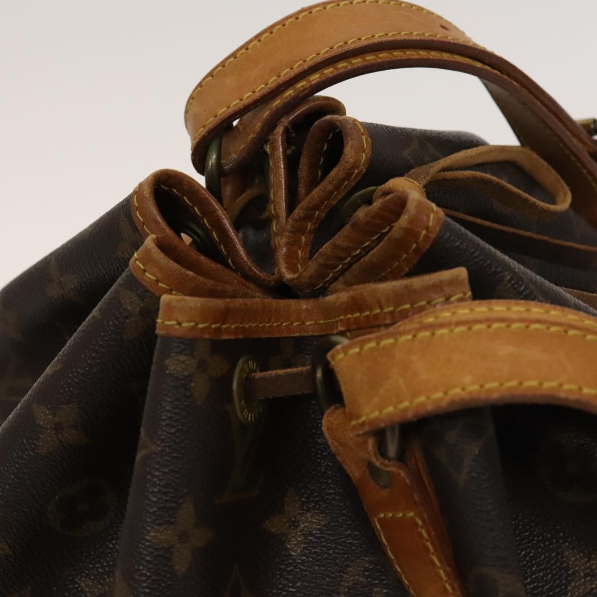 LOUIS VUITTON Monogram Petit Noe Shoulder Bag M42226 LV Auth 129095