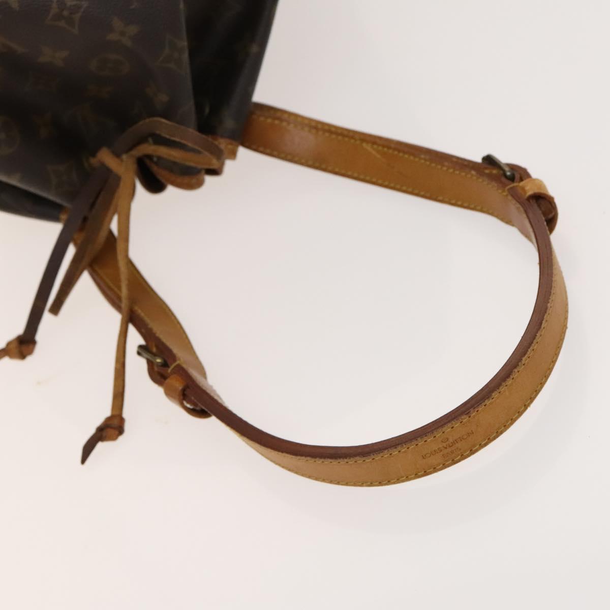 LOUIS VUITTON Monogram Petit Noe Shoulder Bag M42226 LV Auth 129095