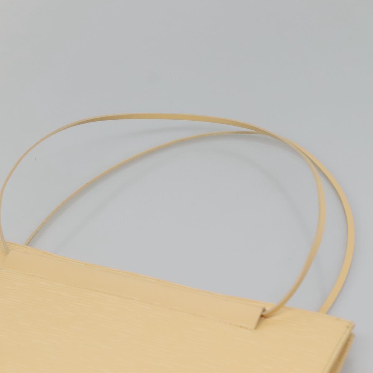 LOUIS VUITTON Epi Saint Tropez Shoulder Bag Cream M5246A LV Auth 129133