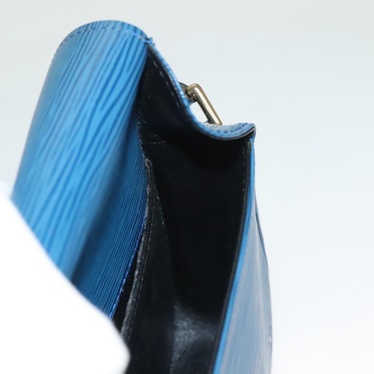 LOUIS VUITTON Epi Saint Cloud PM Shoulder Bag Blue M52195 LV Auth 129175