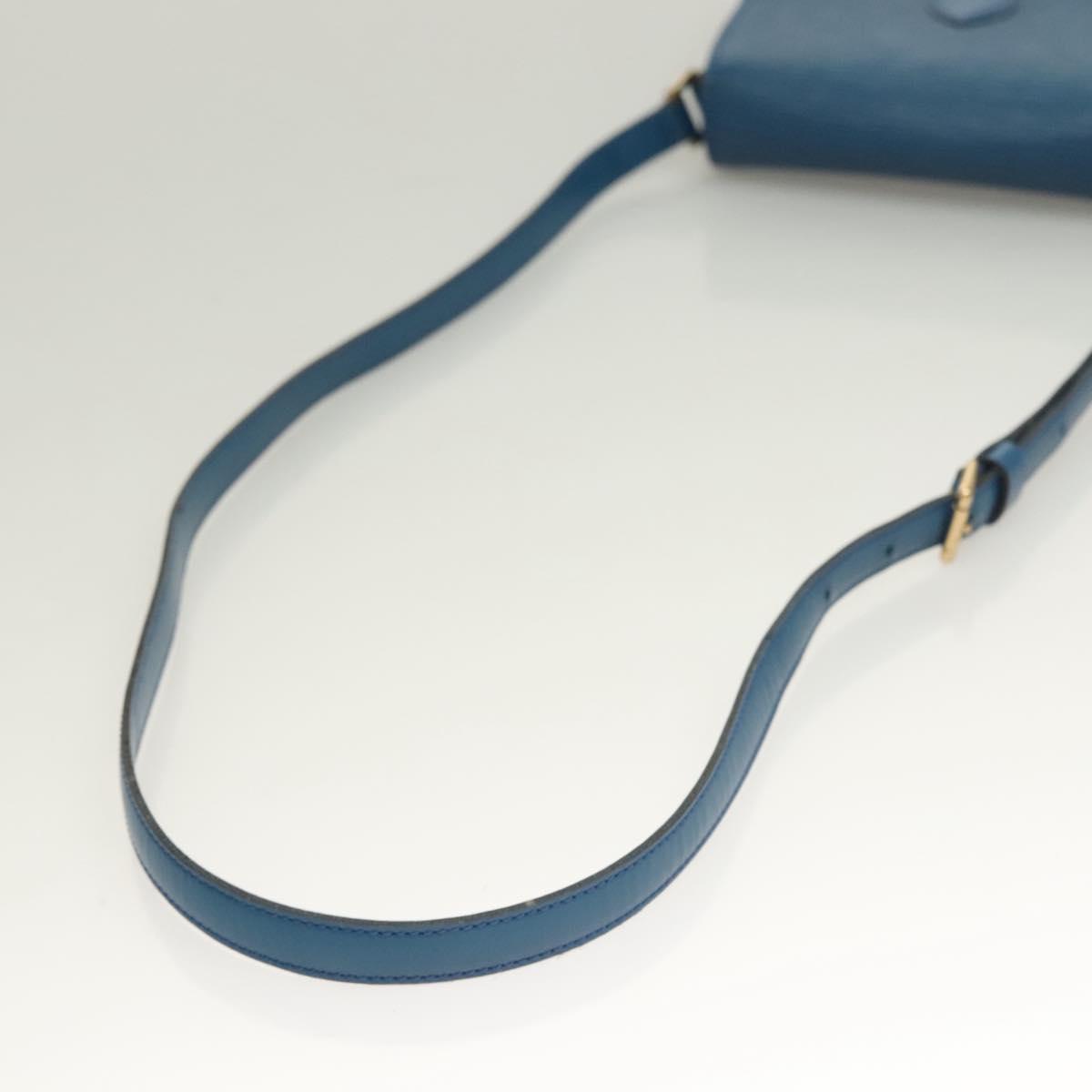 LOUIS VUITTON Epi Saint Cloud PM Shoulder Bag Blue M52195 LV Auth 129175