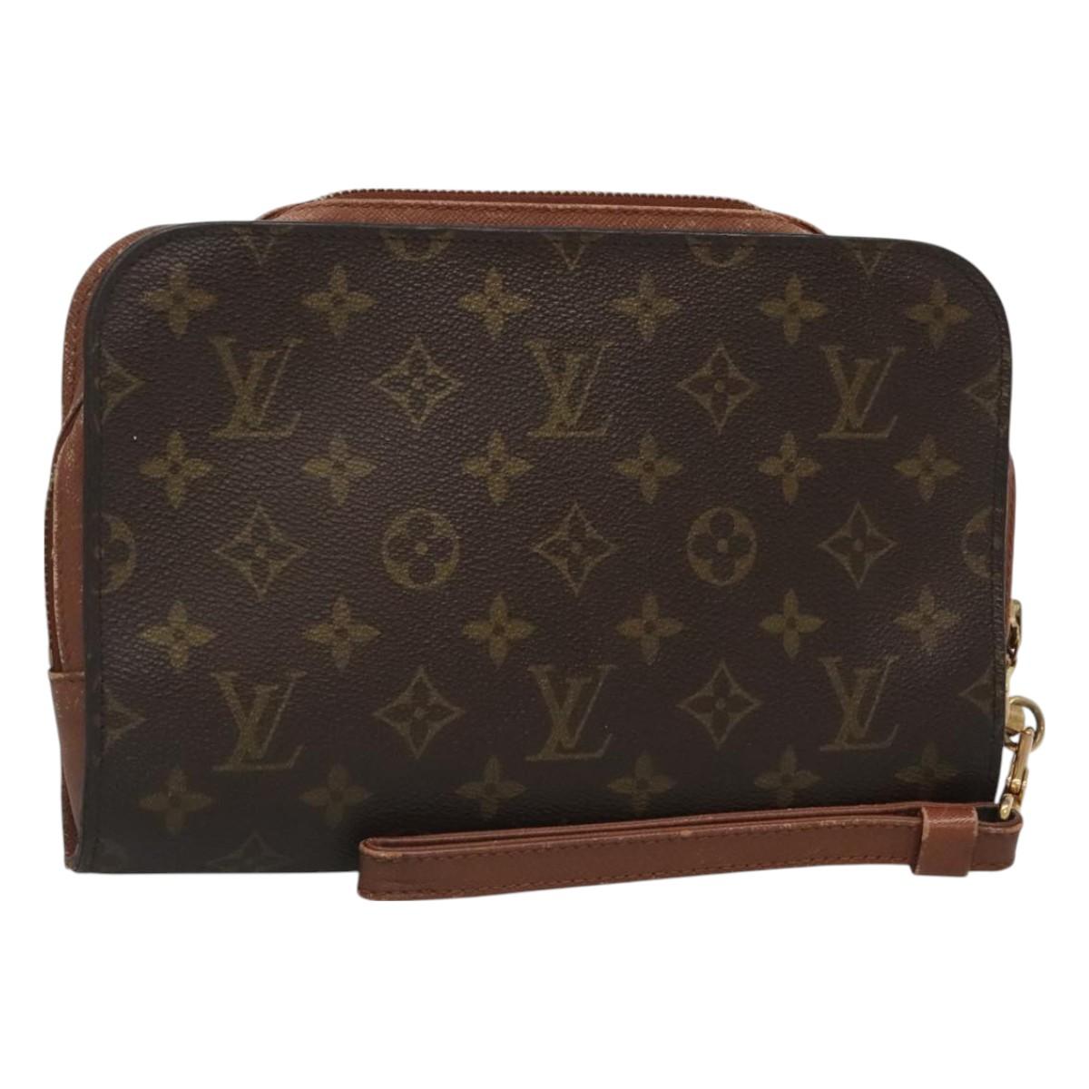 LOUIS VUITTON Monogram Orsay Clutch Bag M51790 LV Auth 129184