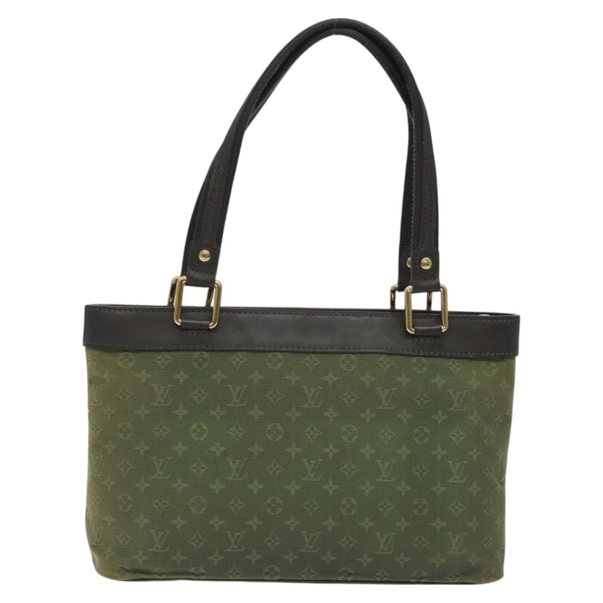 LOUIS VUITTON Monogram Mini Lucille PM Hand Bag TST Khaki M92682 LV Auth 129216