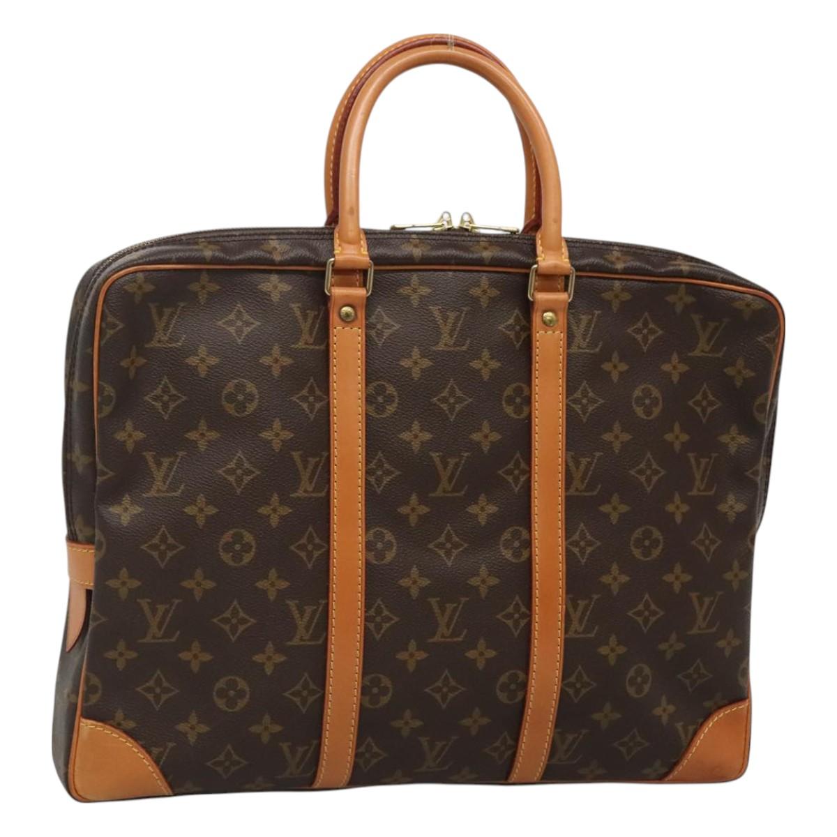 LOUIS VUITTON Monogram Porte Documents Voyage Business Bag M52005 Auth 129219
