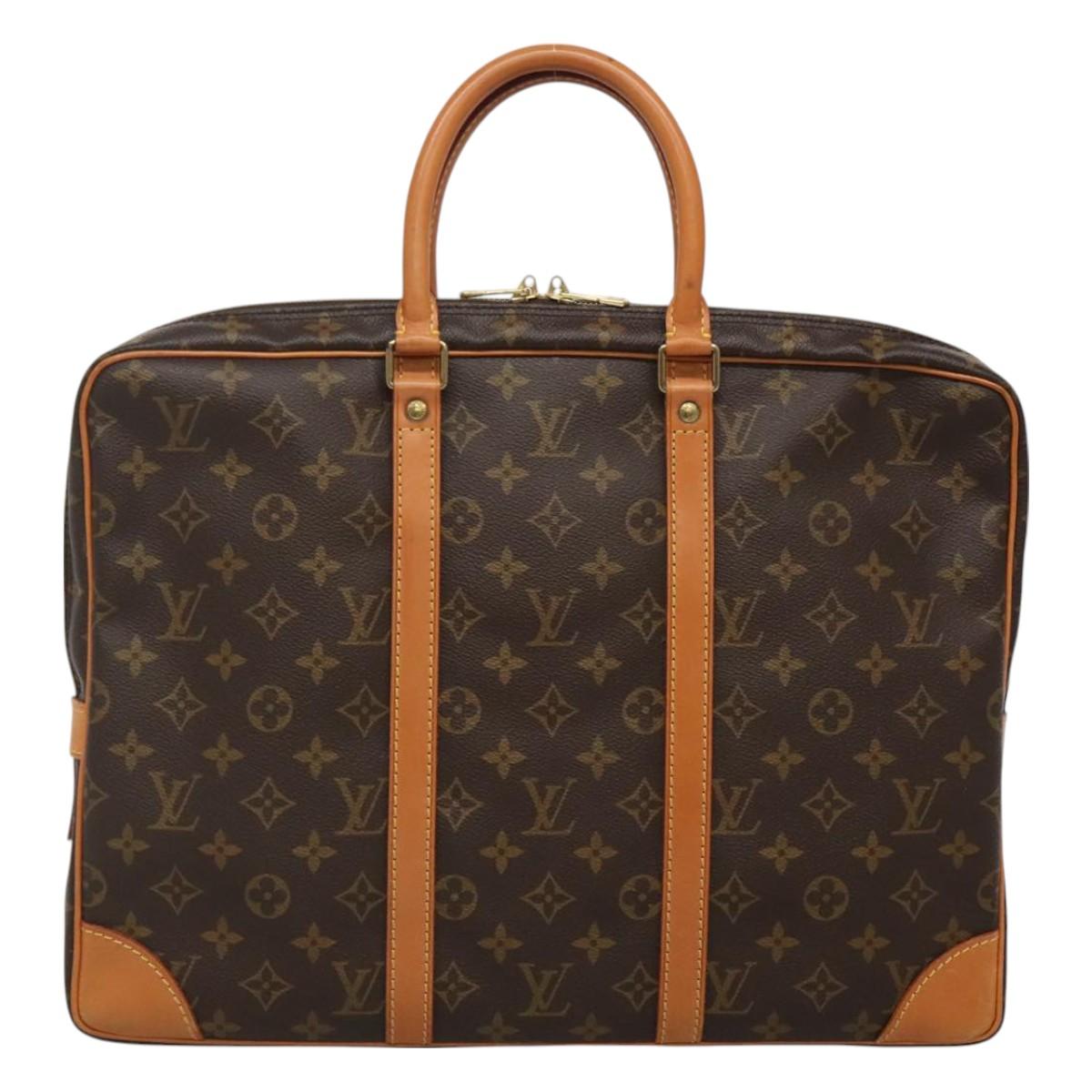 LOUIS VUITTON Monogram Porte Documents Voyage Business Bag M52005 Auth 129219