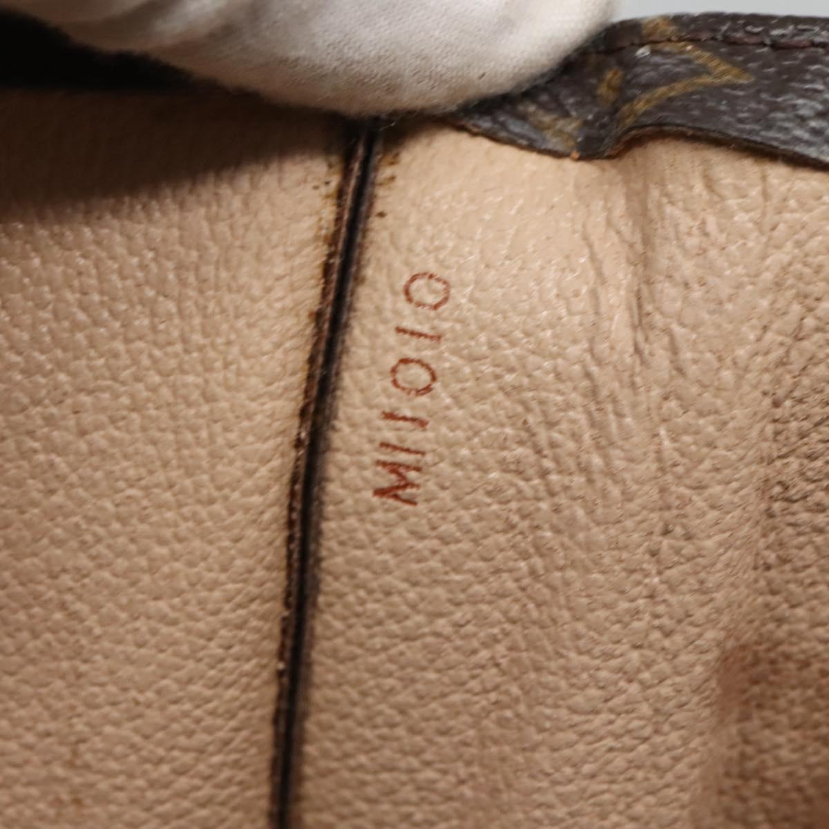 LOUIS VUITTON Monogram Sac Plat Hand Bag M51140 LV Auth 129224