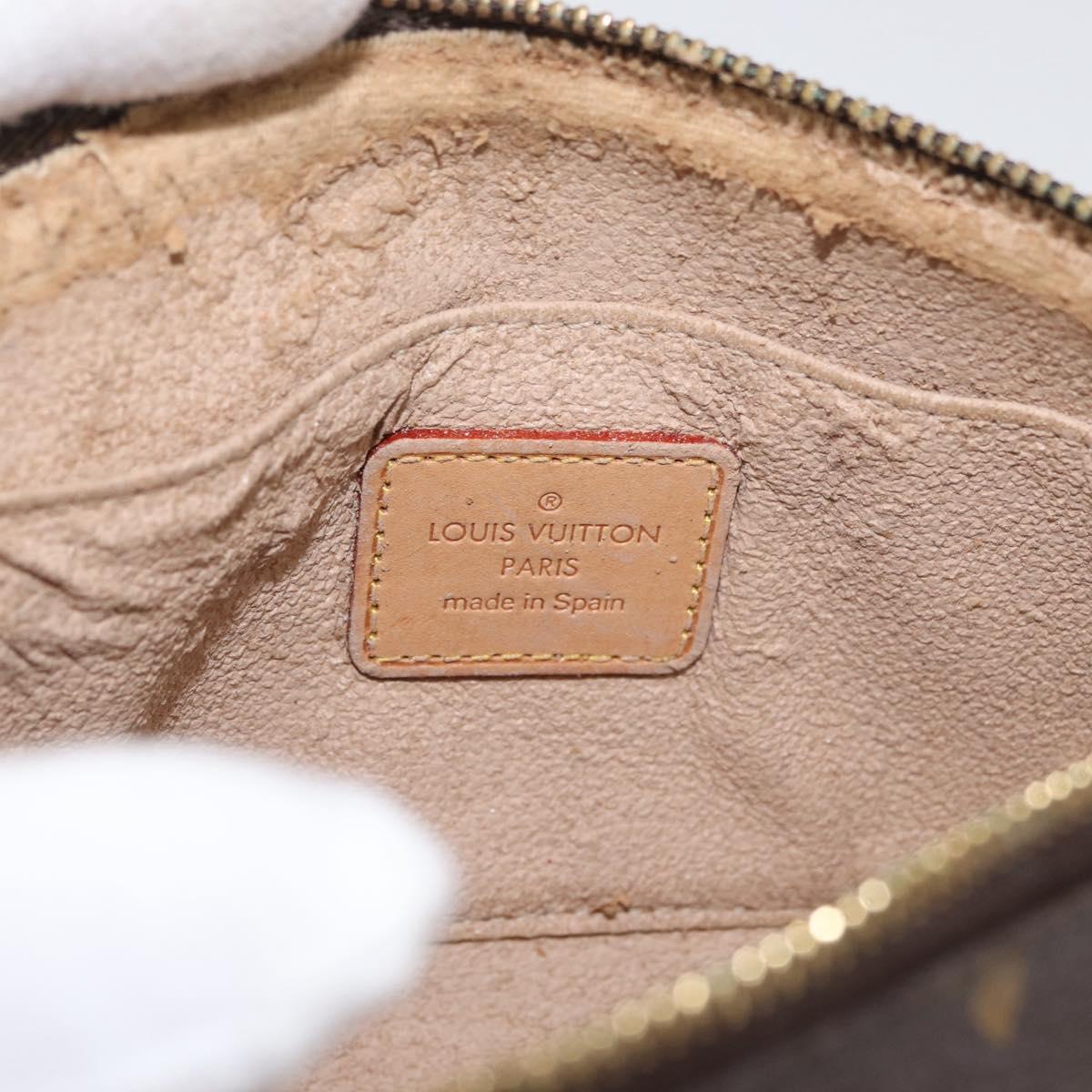 LOUIS VUITTON Monogram Pochette Cosmetic PM Cosmetic Pouch M47515 LV Auth 129240