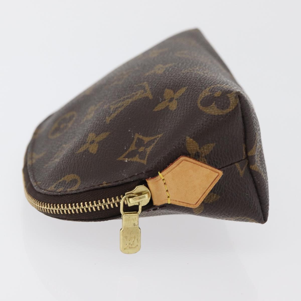 LOUIS VUITTON Monogram Pochette Cosmetic PM Cosmetic Pouch M47515 LV Auth 129240