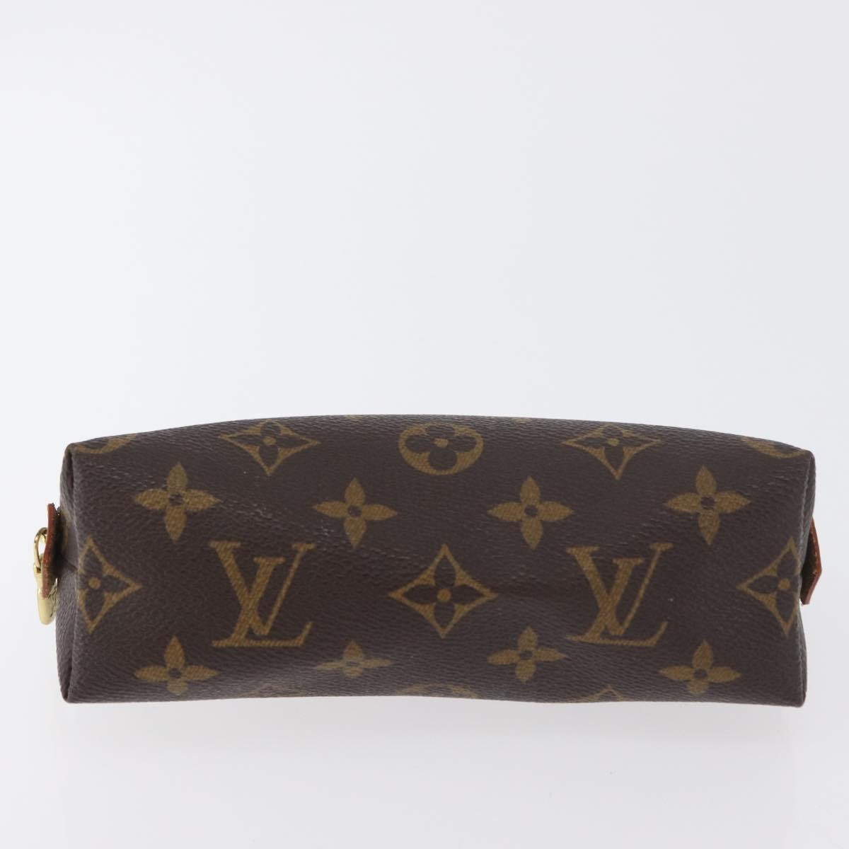 LOUIS VUITTON Monogram Pochette Cosmetic PM Cosmetic Pouch M47515 LV Auth 129240