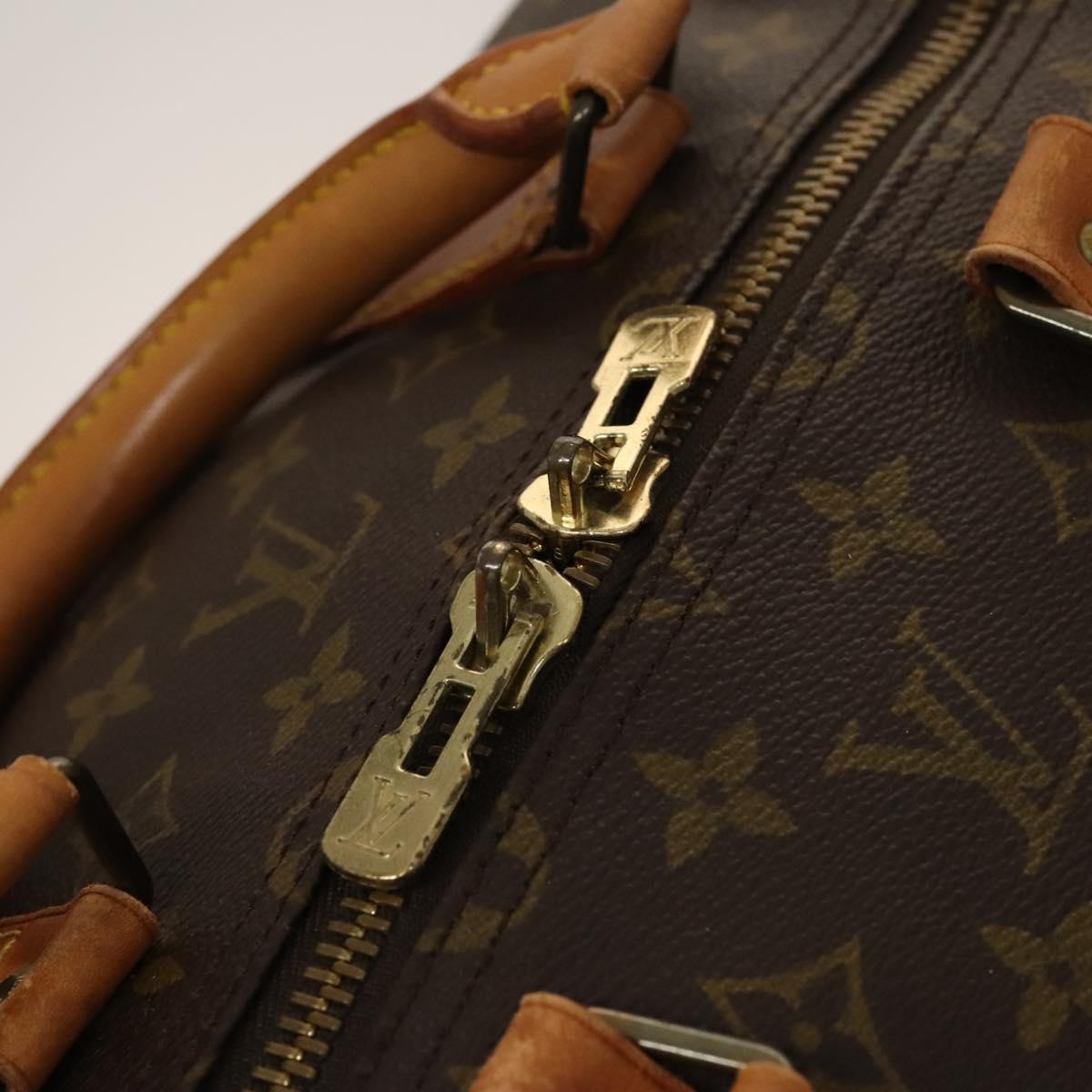 LOUIS VUITTON Monogram Keepall 55 Boston Bag M41424 LV Auth 129265