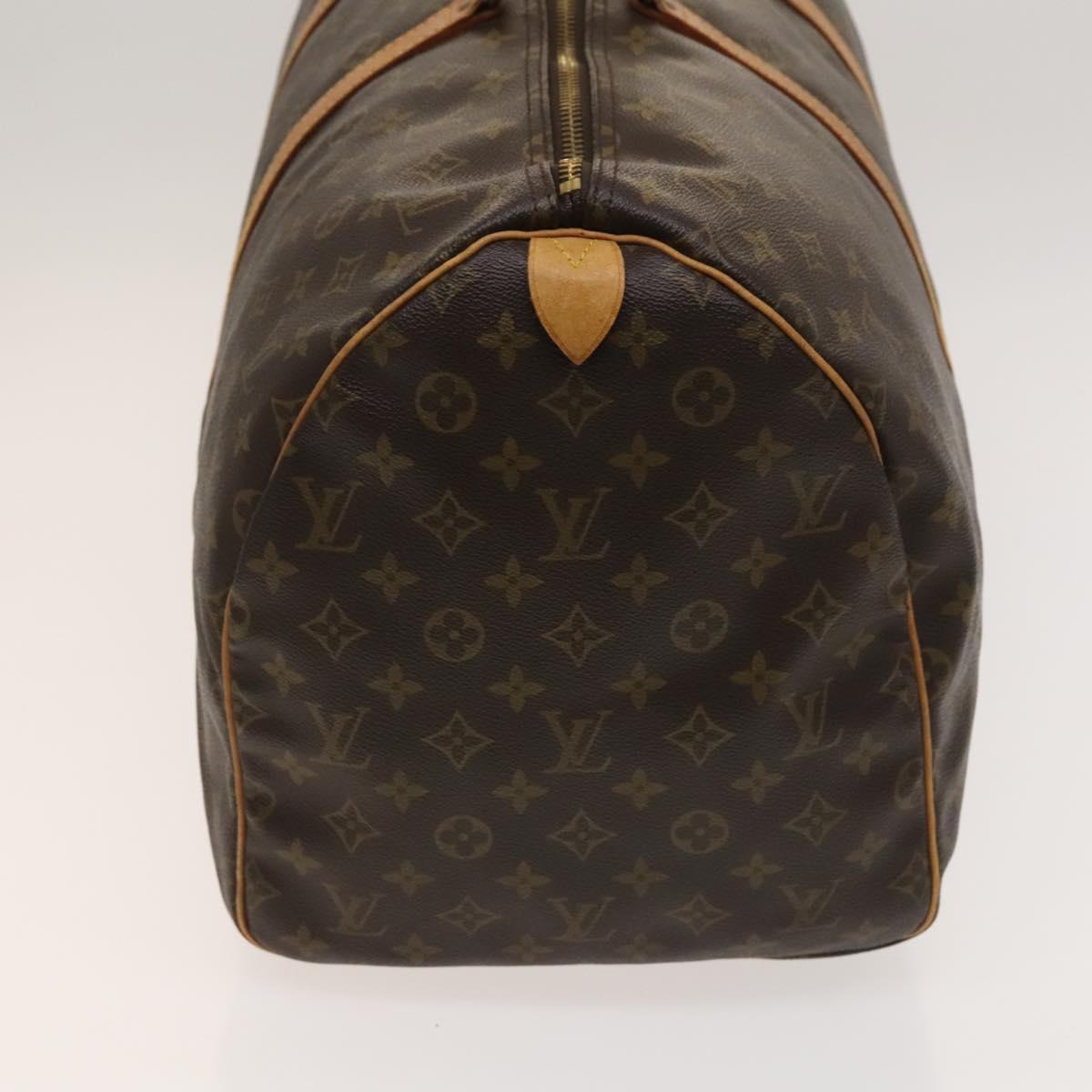 LOUIS VUITTON Monogram Keepall 55 Boston Bag M41424 LV Auth 129265
