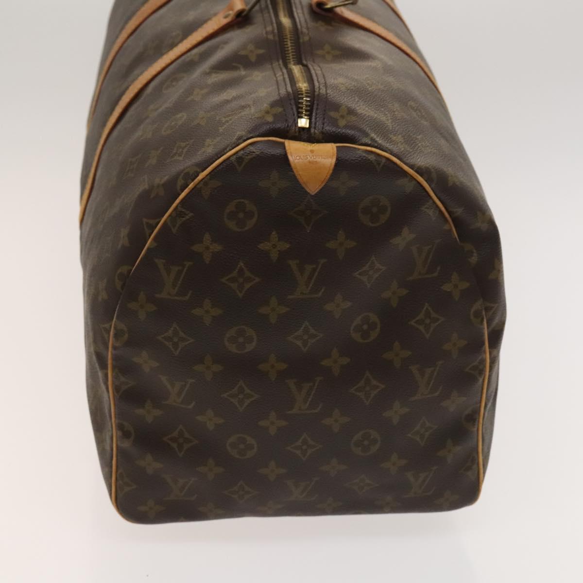 LOUIS VUITTON Monogram Keepall 55 Boston Bag M41424 LV Auth 129265