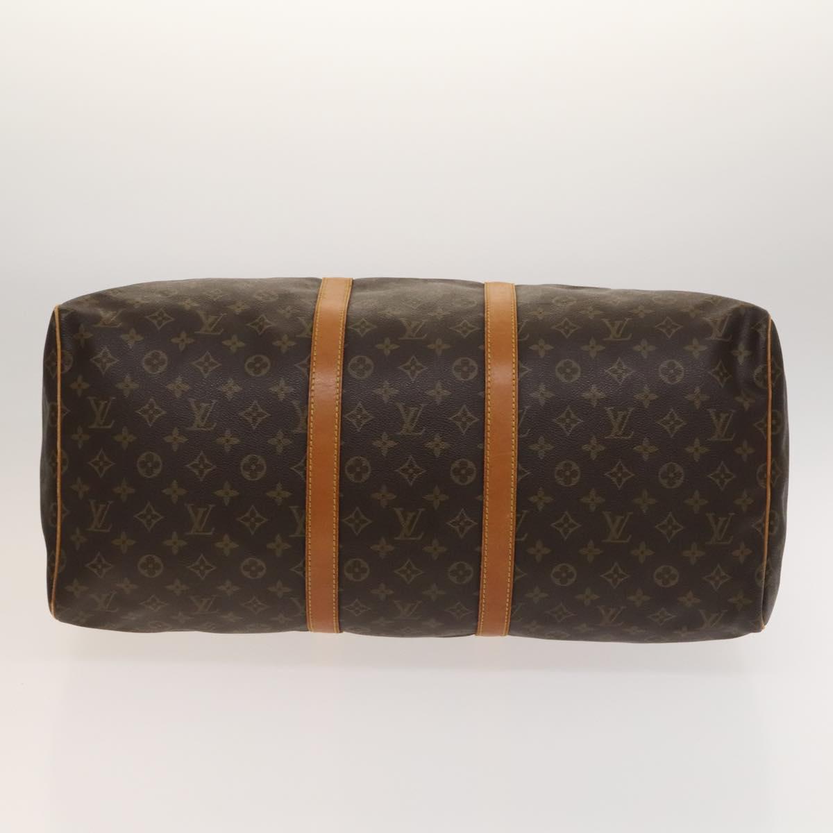 LOUIS VUITTON Monogram Keepall 55 Boston Bag M41424 LV Auth 129265